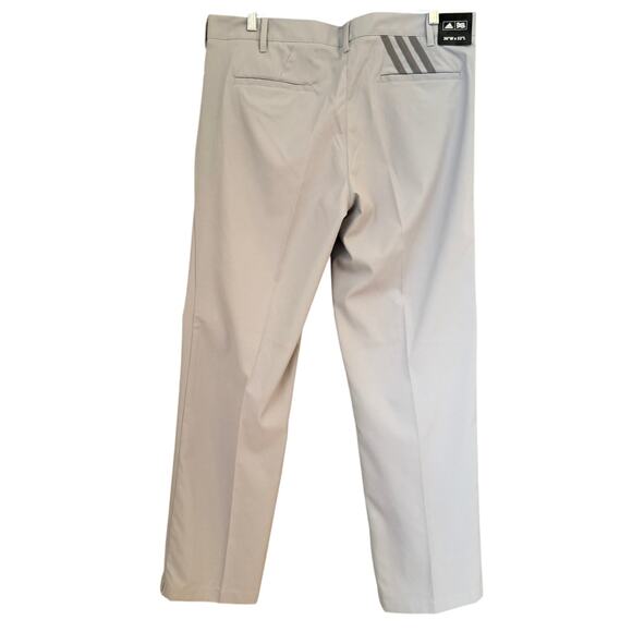 Adidas Men’s Golf Pants 36x32 Gray Stretch Flat Front NWT - Picture 4 of 8